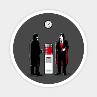 Dracula's working the late shift Magnet